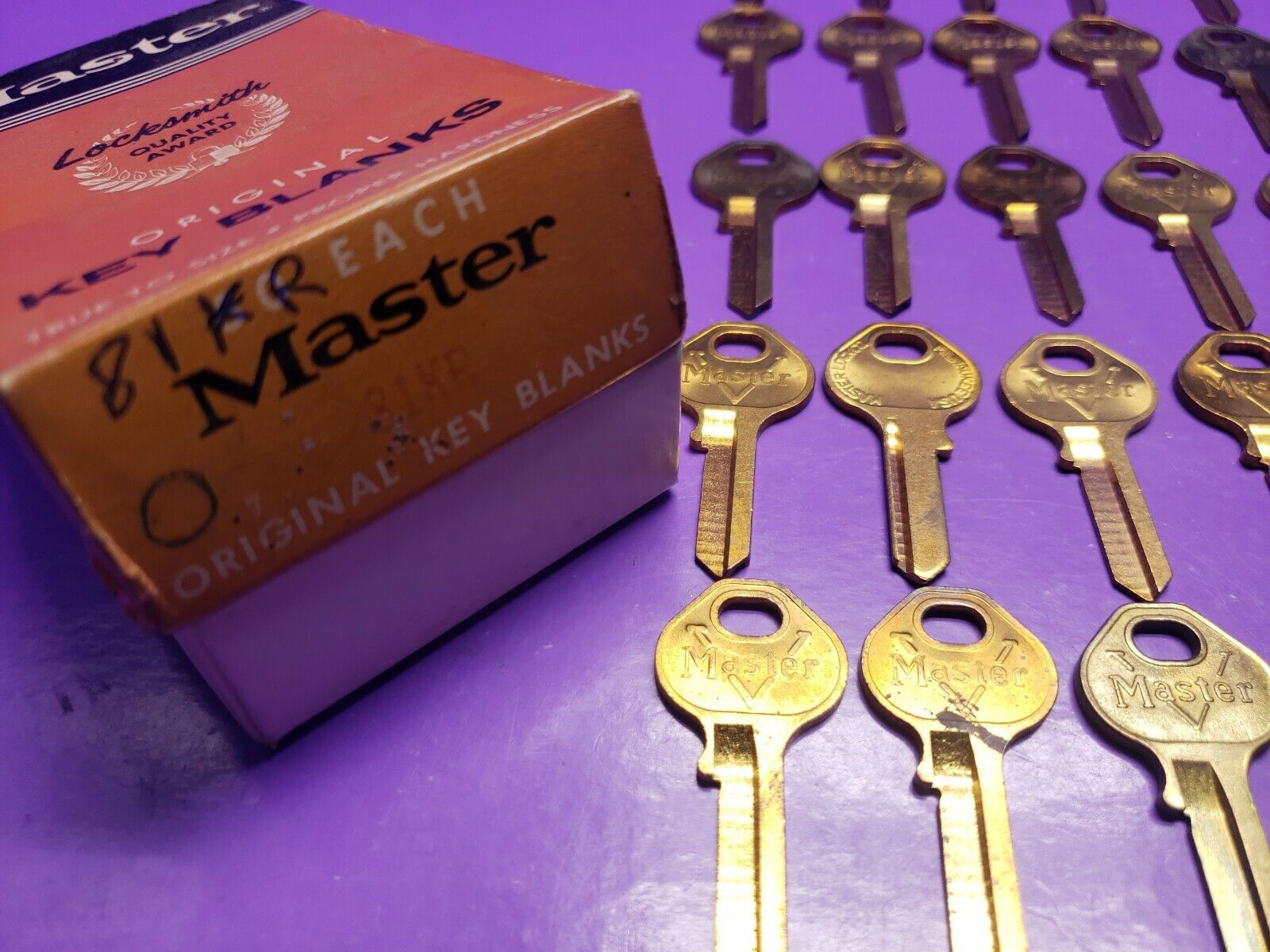 49 Master Lock 81KR Key Blanks lot of 49