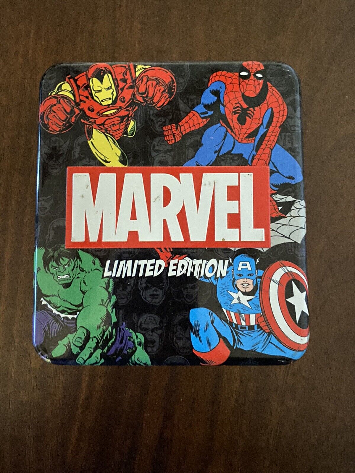 marvel tin lunch box perfect for wallet or loose change