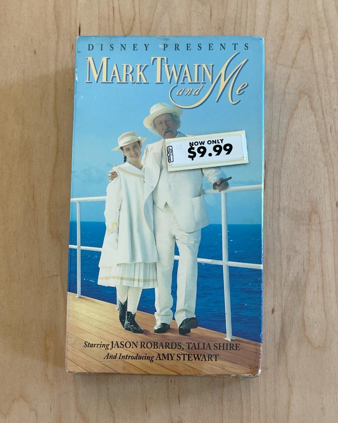 MARK TWAIN AND ME (1991) Sealed VHS Walt Disney TV Movie Samuel Clemens Drama