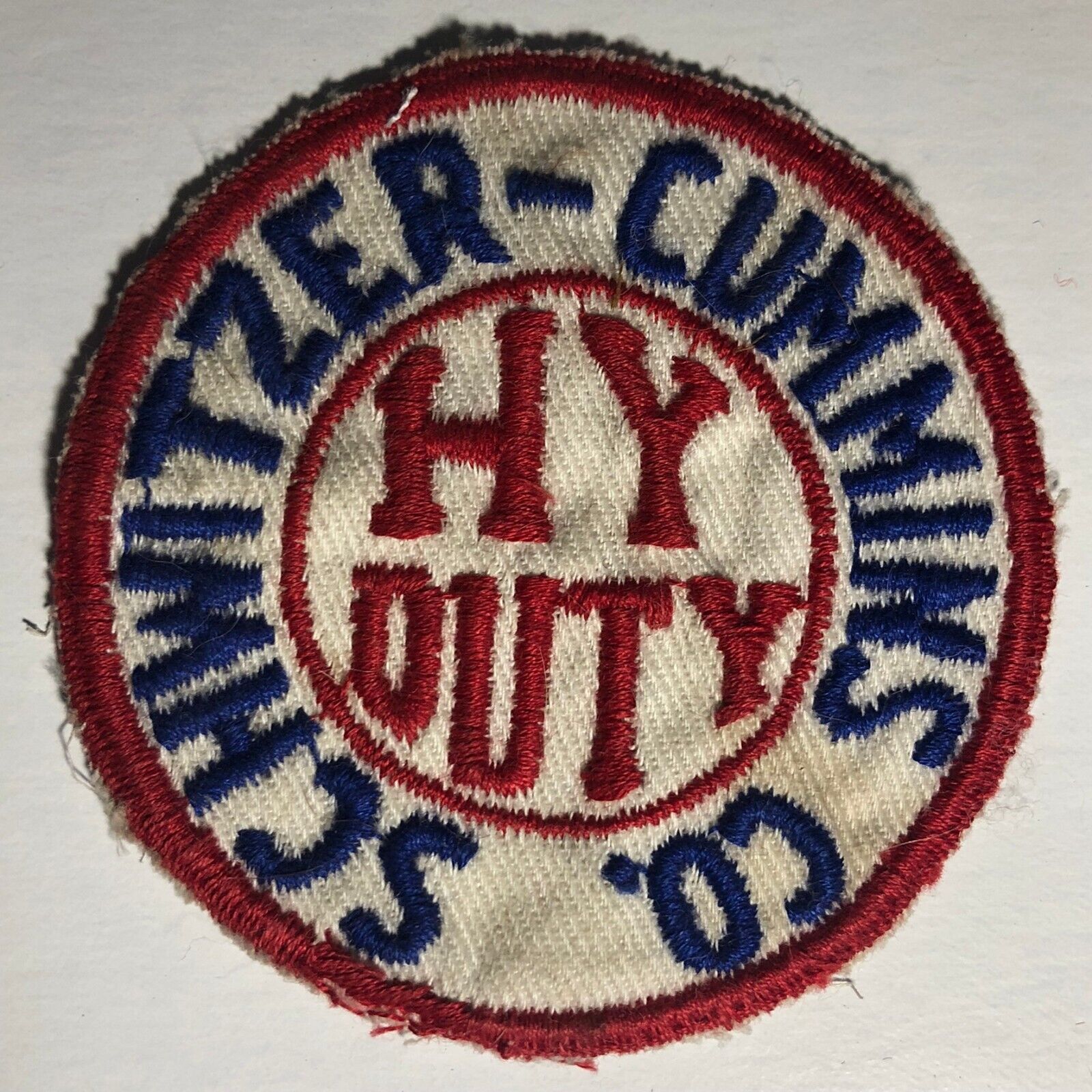 Schwitzer - Cummins HY Duty (Fans Motors ? Indianapolis ?) Embr. Patch c1950\'s