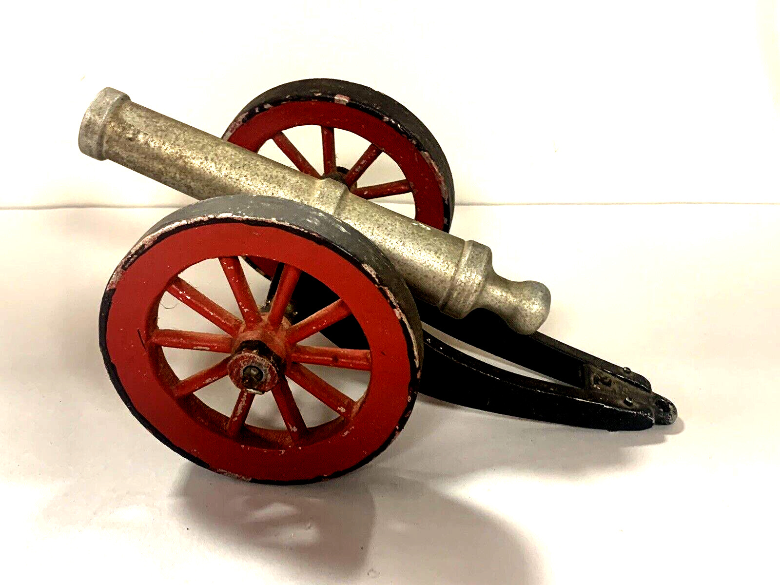 Vintage Large 1776 Revolutionary War Replica All Aluminum Cannon With Wheels (SH