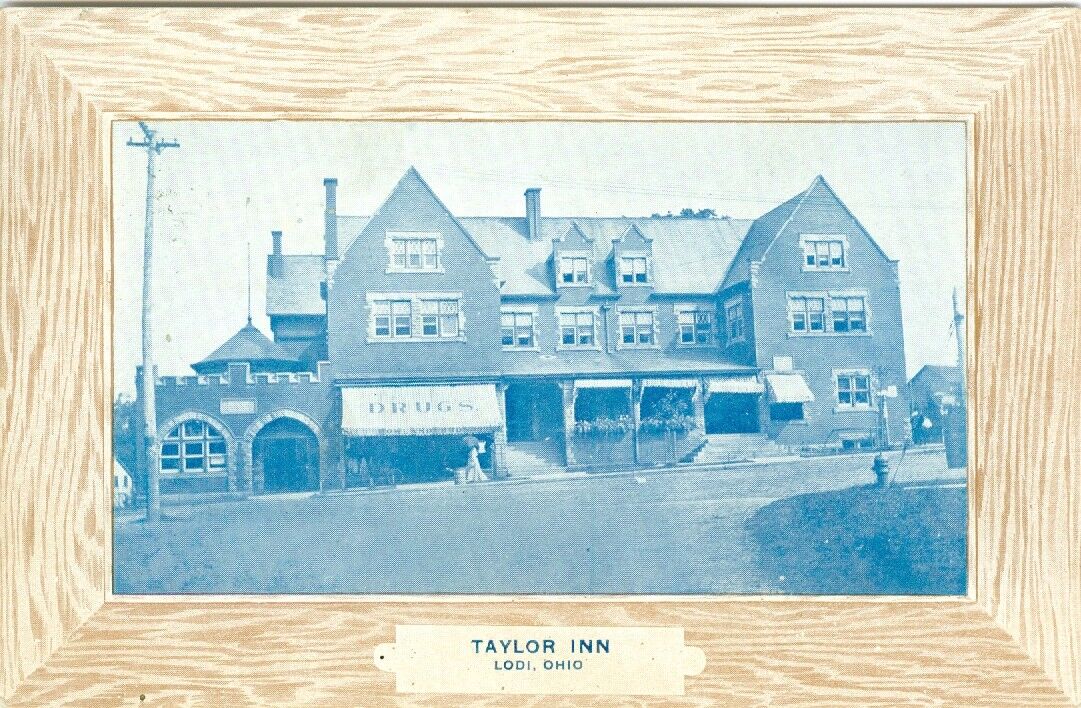 Lodi OH The Taylor Inn and Drug Store 1910
