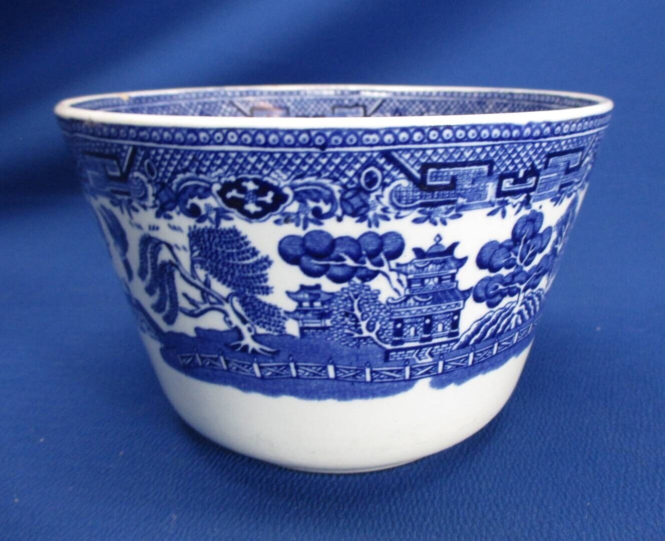 ADAMS & SONS STAFFORDSHIRE BLUE WILLOW 3.75\