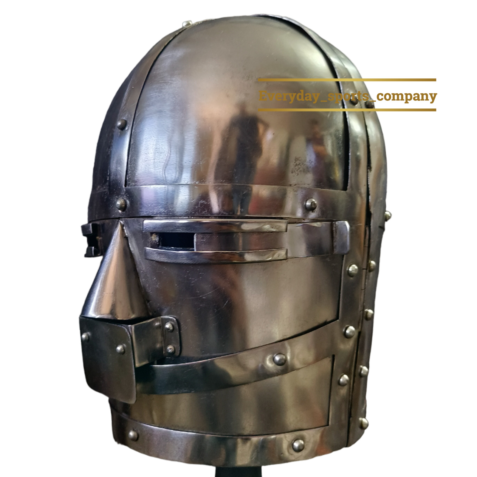 Antique Medieval Torture Helmet - Public Humiliation Device Replica