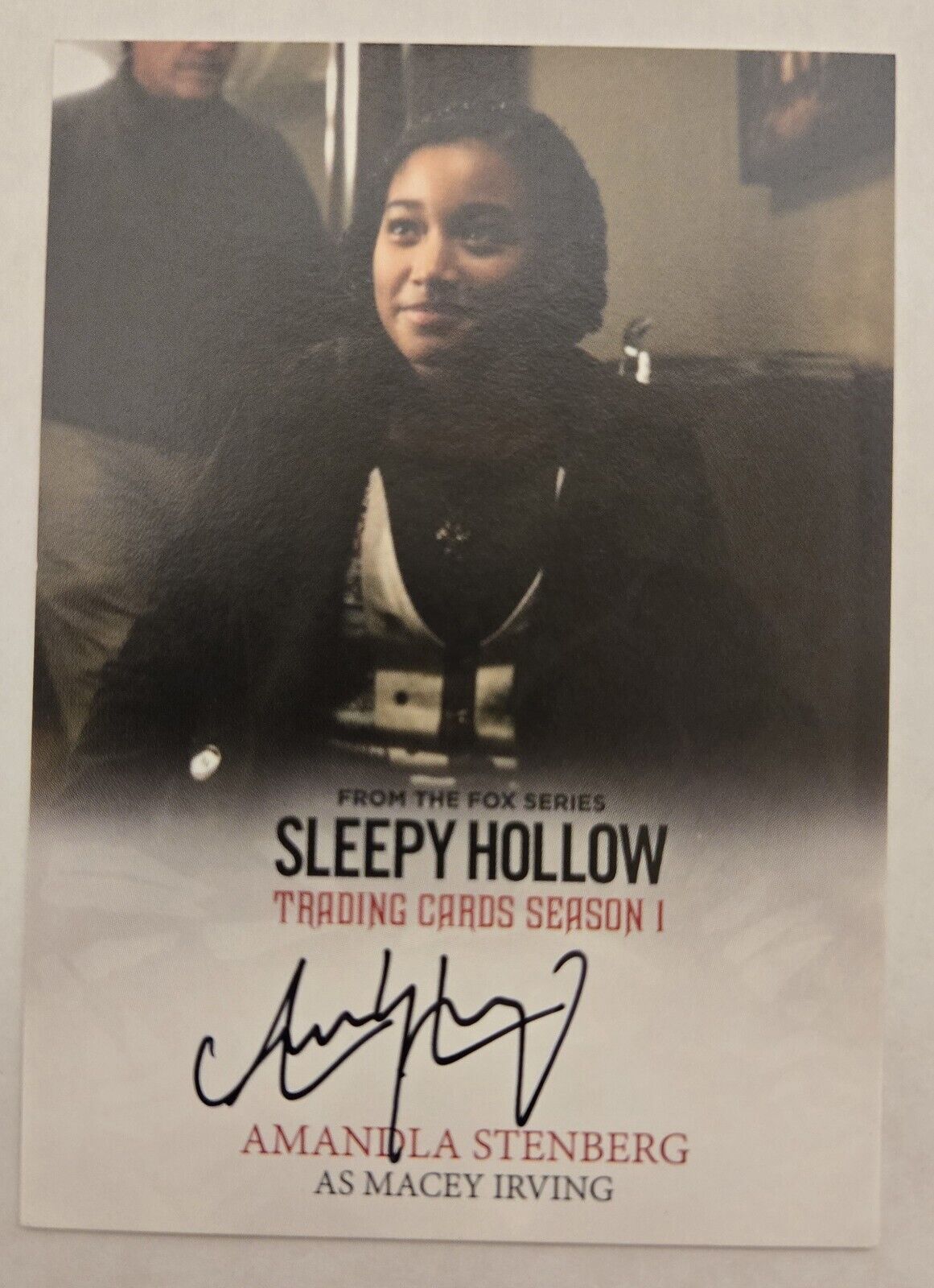 2015 Cryptozoic Sleepy Hollow Season 1 Amandla Stenberg As Macey Irving  Auto
