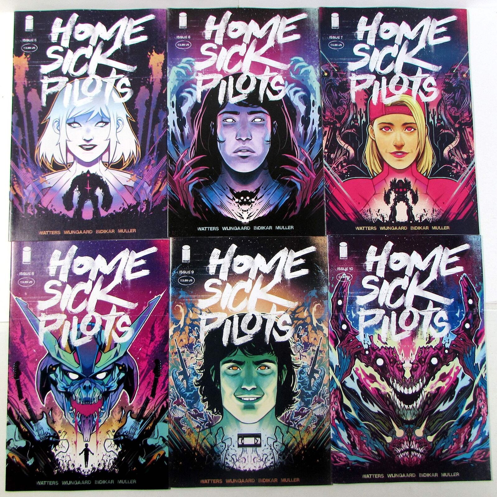 Home Sick Pilots Lot of 6 #5A,6,7,8,9,10 Image (2021) Comic Books