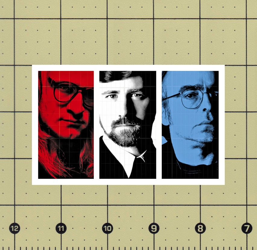 CUSTOM MADE COLLECTIBLE THE LONE GUNMEN TV SHOW MAGNET (4⅛\