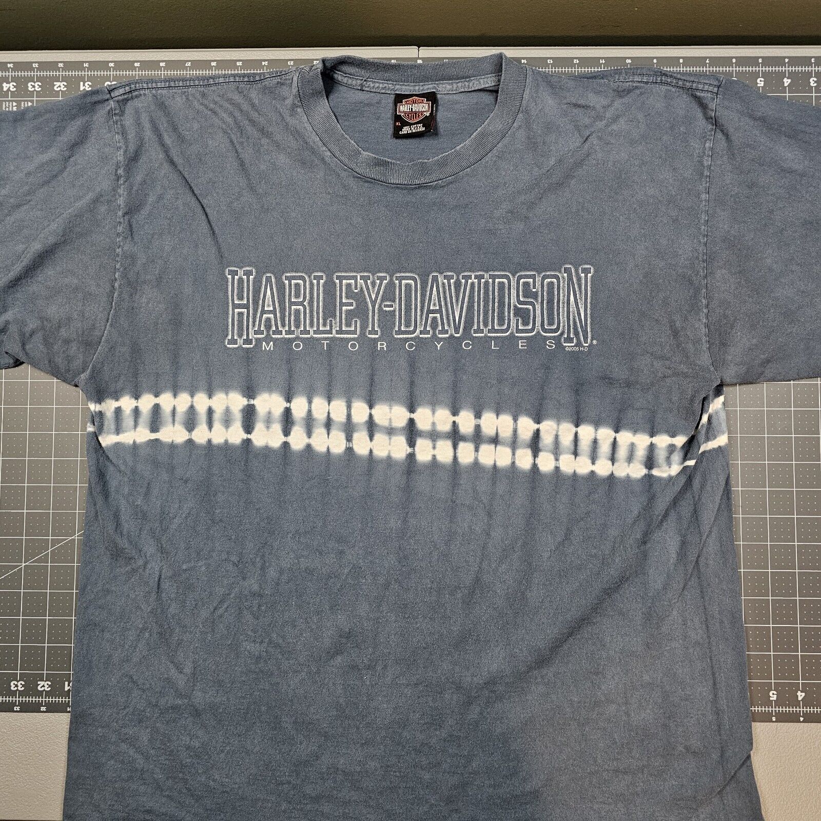 Vintage Harley Davidson Tshirt XL Single Stitch Y2K Biker Streetwear Tie Dye 