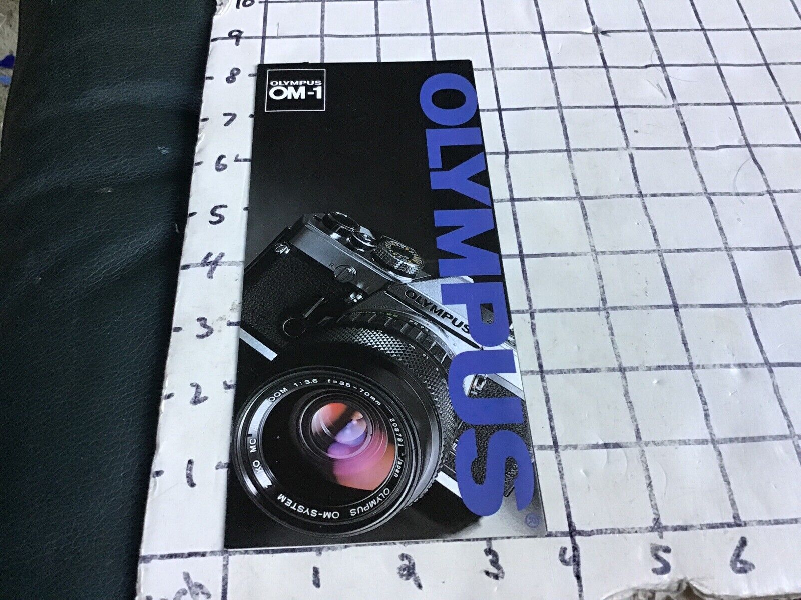 Original Vintage Brochure: OLYMPUS OM-1 ... i show all pages - circa 1980\'s