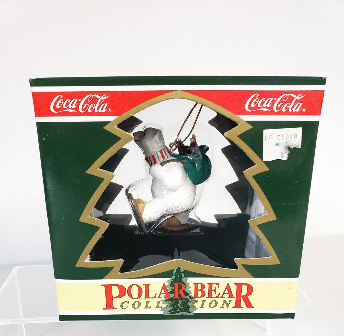 Coca Cola ornament Polar Bear Collection North Pole Delivery 1995 New box