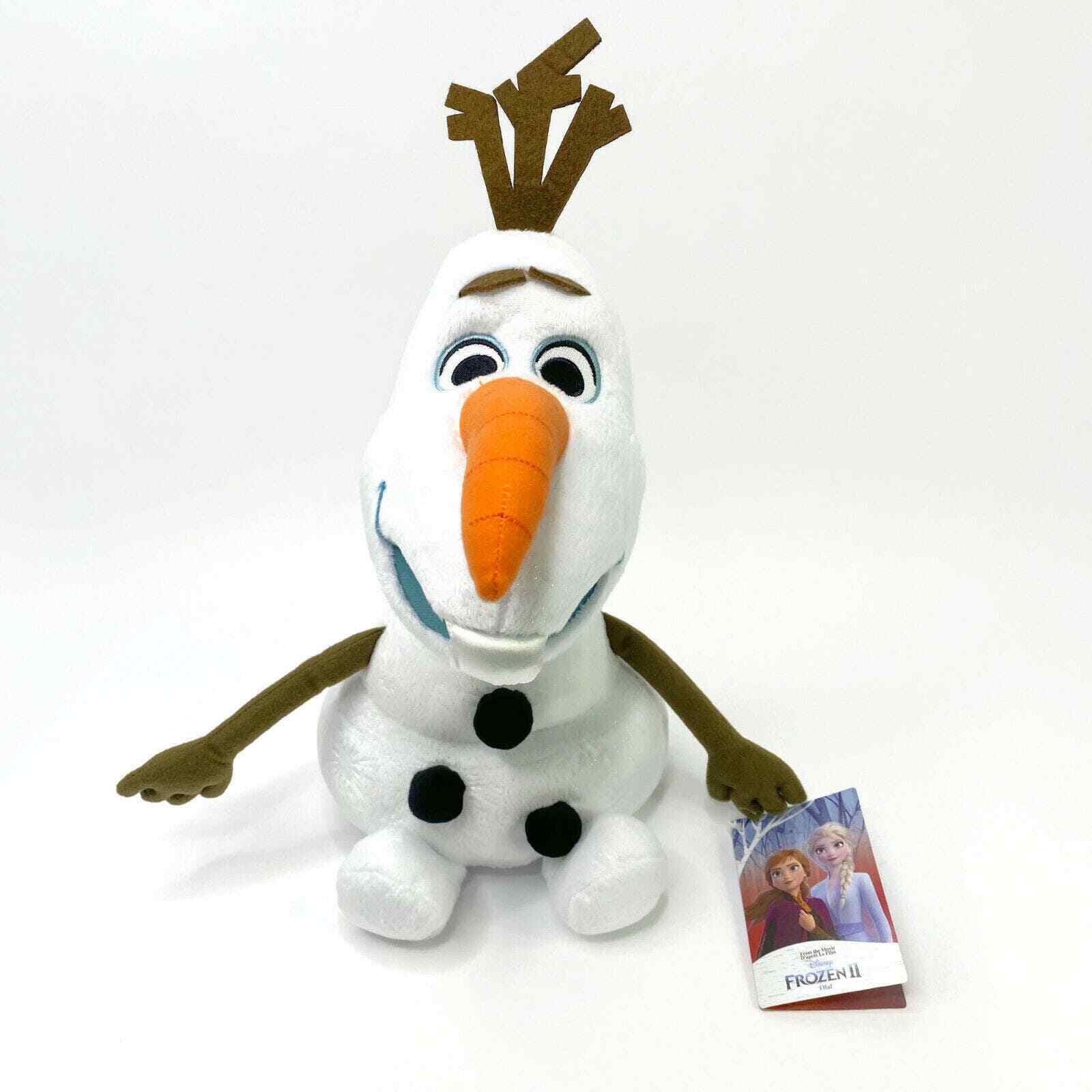 Olaf The Snowman Frozen II Plush Stuffed Animal Disney Store 13 Inches