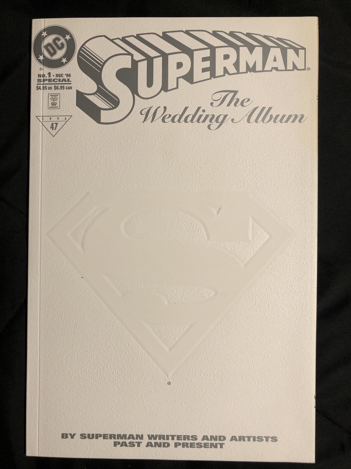 Superman: The Wedding Album #1 (1996, DC) White Embossed Cover