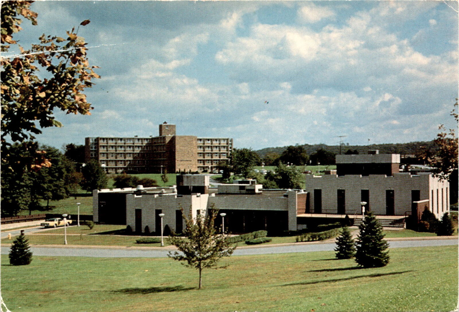 J.C. Williams Center, College of Steubenville, Ohio, Bob Newbrough postcard