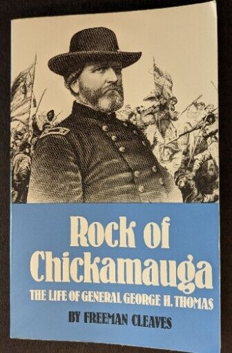 ***1978 GENERAL GEORGE THOMAS ROCK OF CHICKAMAUGA CIVIL WAR PAPERBACK BOOK***