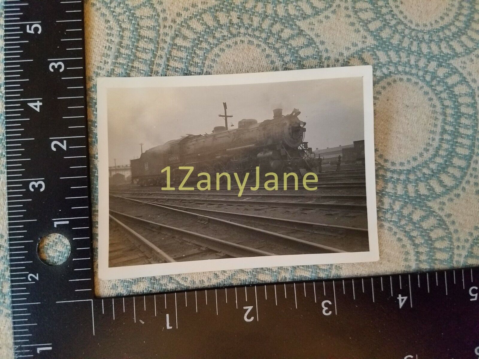 A715 VINTAGE TRAIN ENGINE PHOTO Railroad SOO LINE #4004, MILWAUKEE