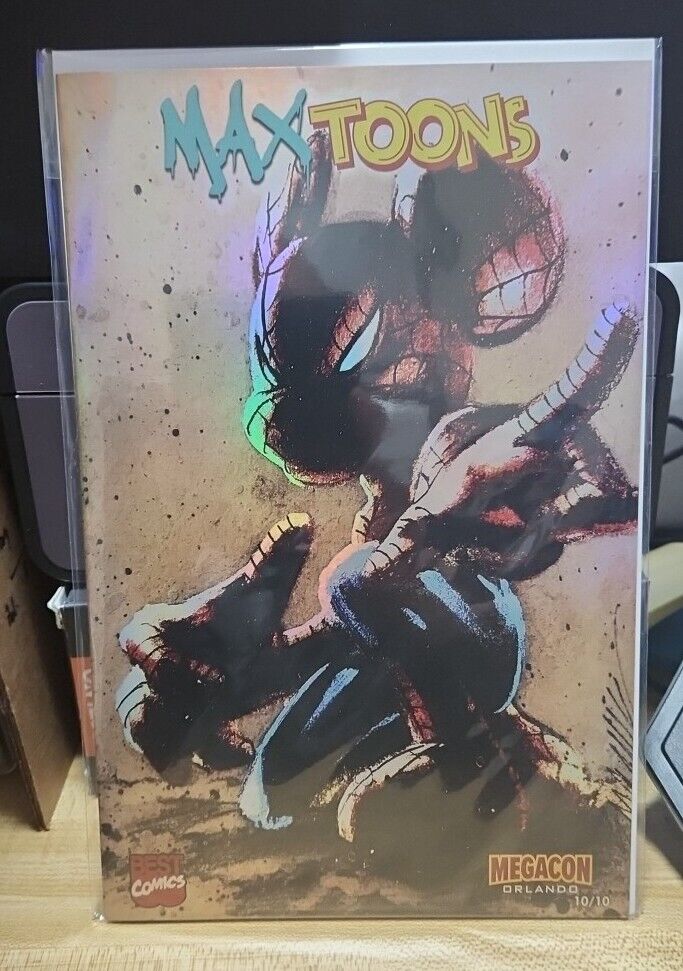 MAX TOONS MICKEY MOUSE COMIC FOIL 10/10 MEGACON ORLANDO 2024. NM. 