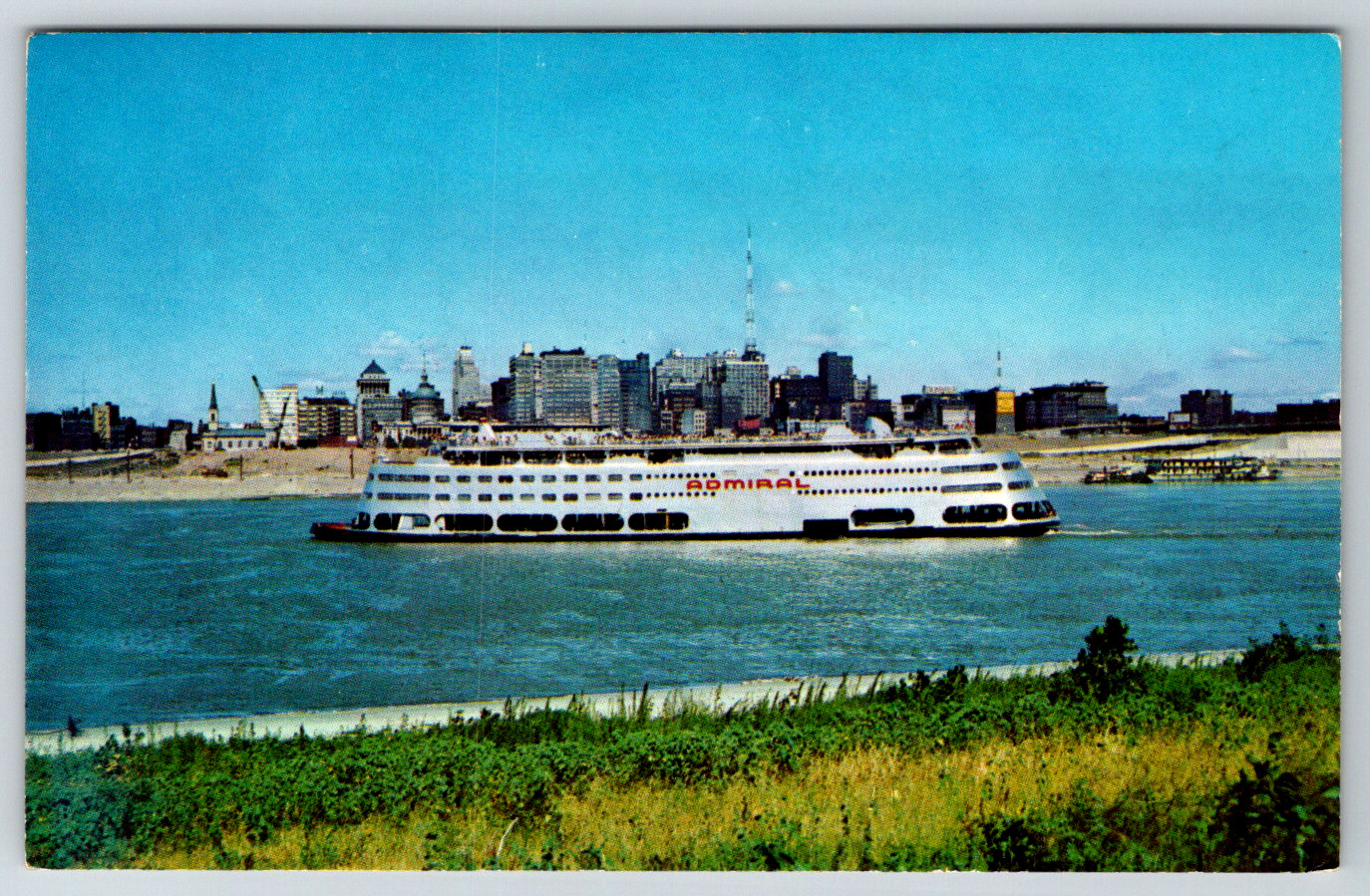 c1960s SS Admiral Saint Louis Missouri Vintage Postcard