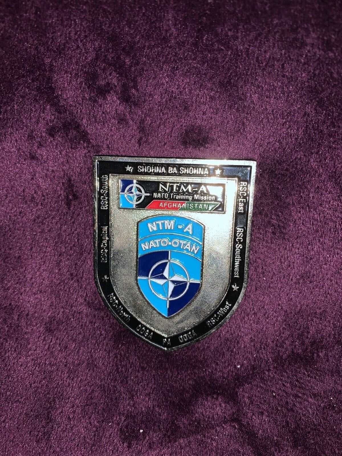 NTM-A  NATO-OTAN KABUL AFGANISTAN, DEPUTY COMMANDER'S presentation  coin