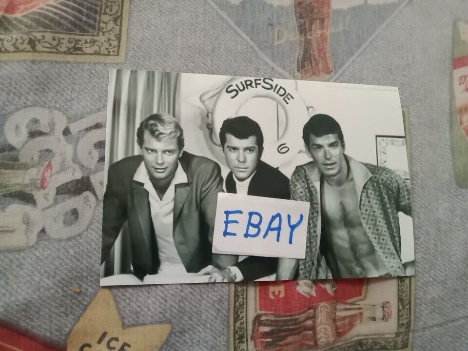SURFSIDE 6 TV SHOW, TROY DONAHUE, LEE PATTERSON & VAN WILLIAMS GLOSSY, 4X6 PHOTO