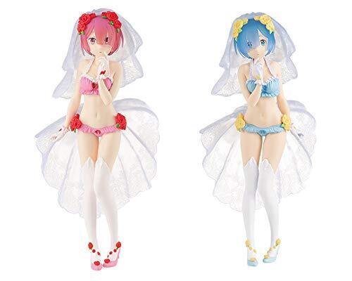 BANPRESTO Re: Life in a Different World from Zero EXQ Figure Ram and Rem Special