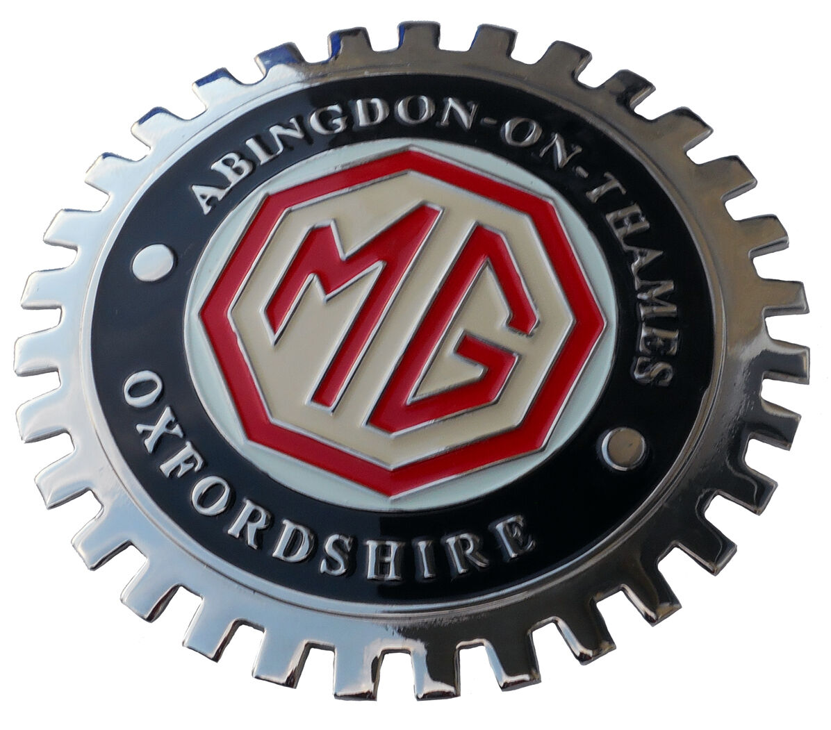 MG Abingdon on Thames  car grille badge MGB MGA T-Series etc