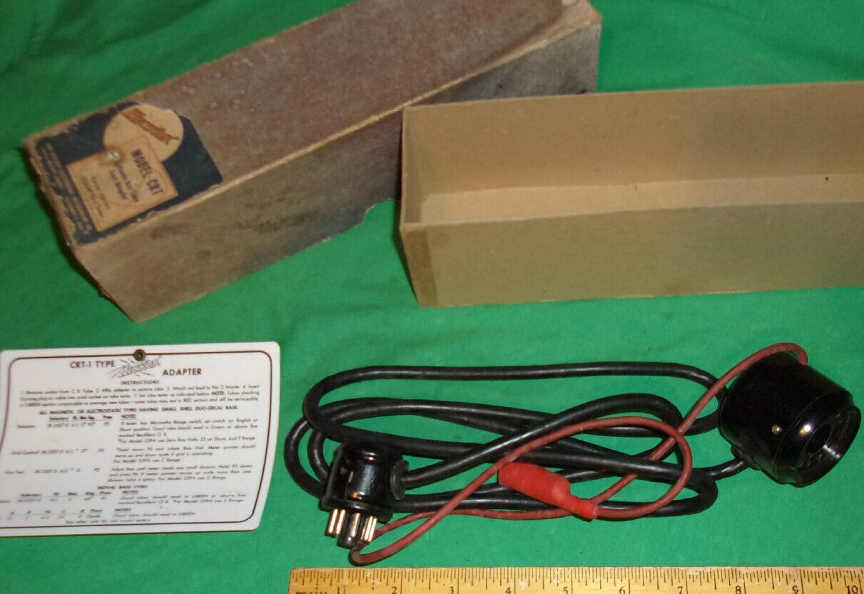 Hickok Cathode Ray Tube Test Adapter Model: CRT Clean