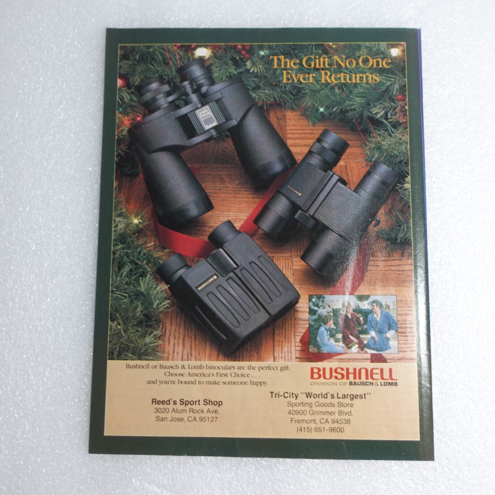 Vintage Print Ad Hasselblad And bushnell Sports Illustrated Dec 2, 1985