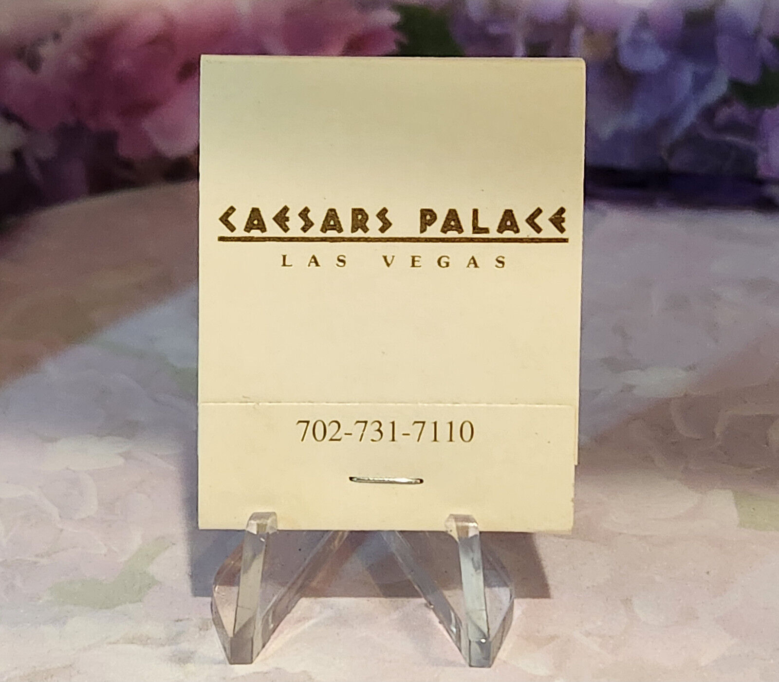 Las Vegas's CAESARS PALACE Match Box -Vintage Matches Memorabilia-refurbished