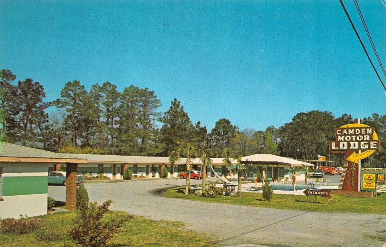 KINGSLAND, GA Georgia  CAMDEN MOTOR LODGE~WJ Brannen  ROADSIDE  c1960\'s Postcard