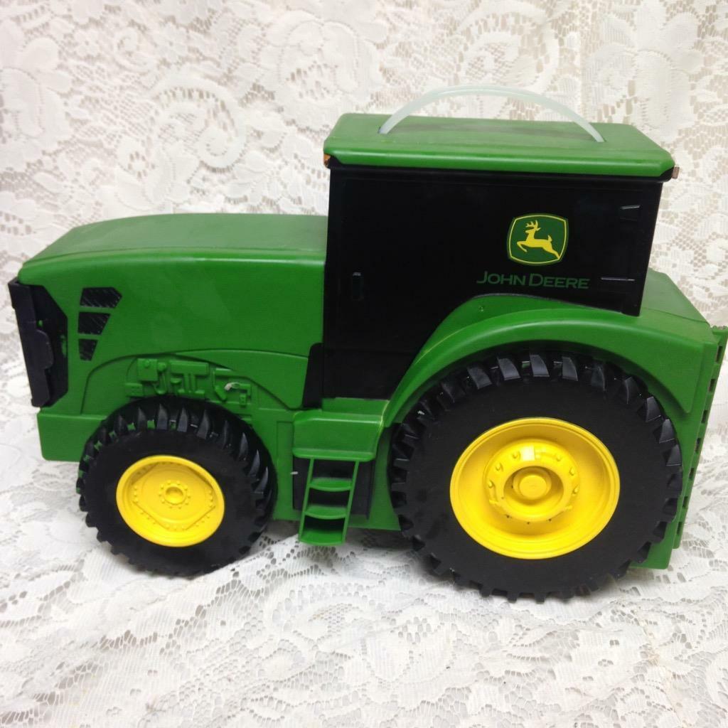 John Deere, Figural Tractor Display Case for Miniatures 14in x 9in x 5in