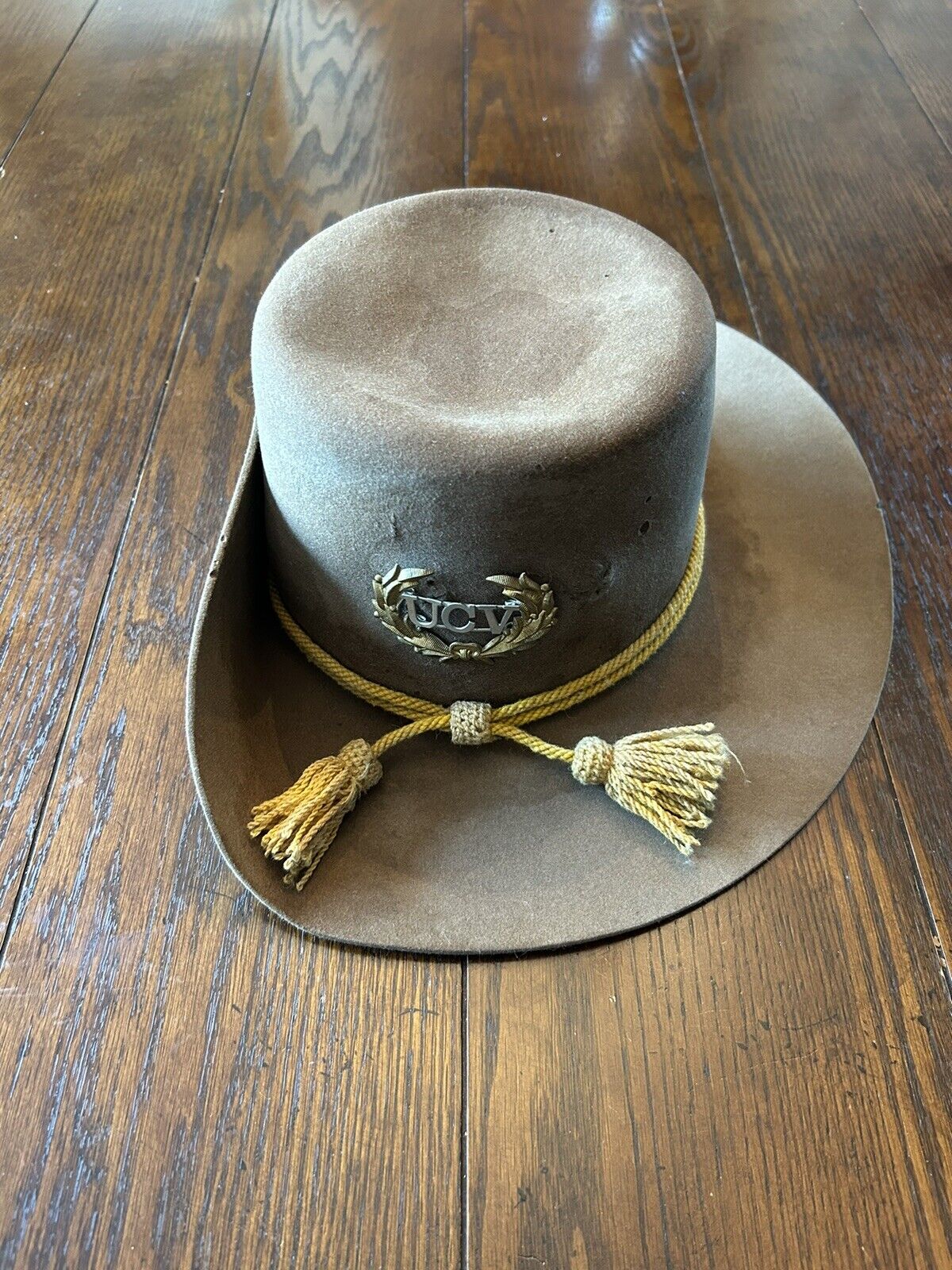 Civil War Hat, Confederate Veteran Hat , South Carolina UCV Hat 1875
