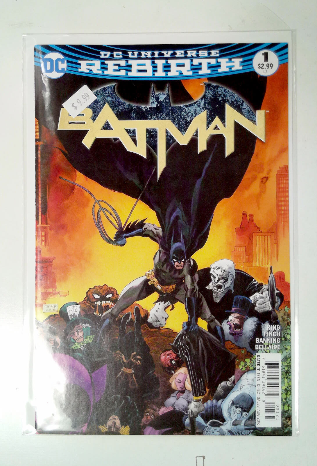 2016 Batman #1 B DC Comics NM 3rd Series 1st Print Comic Book