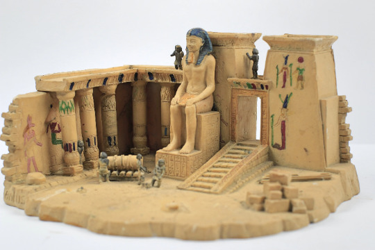 Amazing Maket for Luxor temple and ancient pharaohs building it