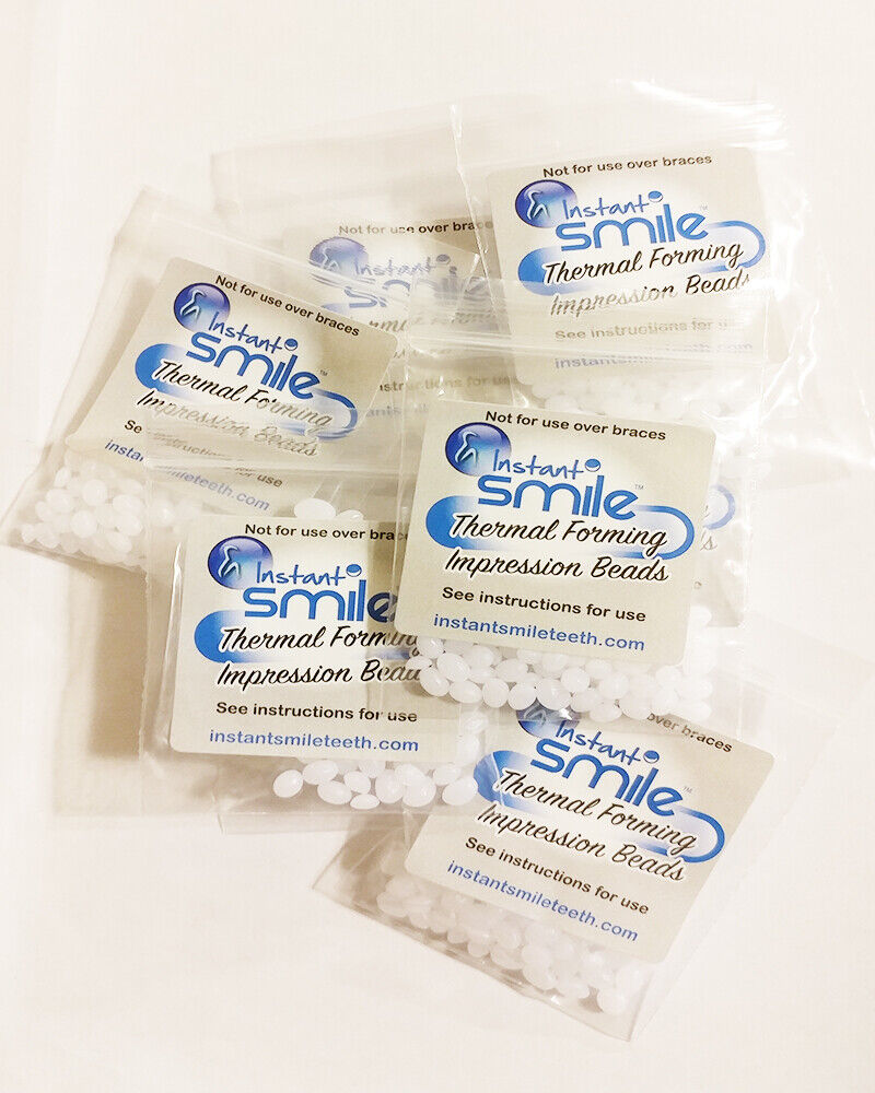 10 Bags of Instant Smile Billy Bob Replacement Thermal Adhesive Fitting Beads