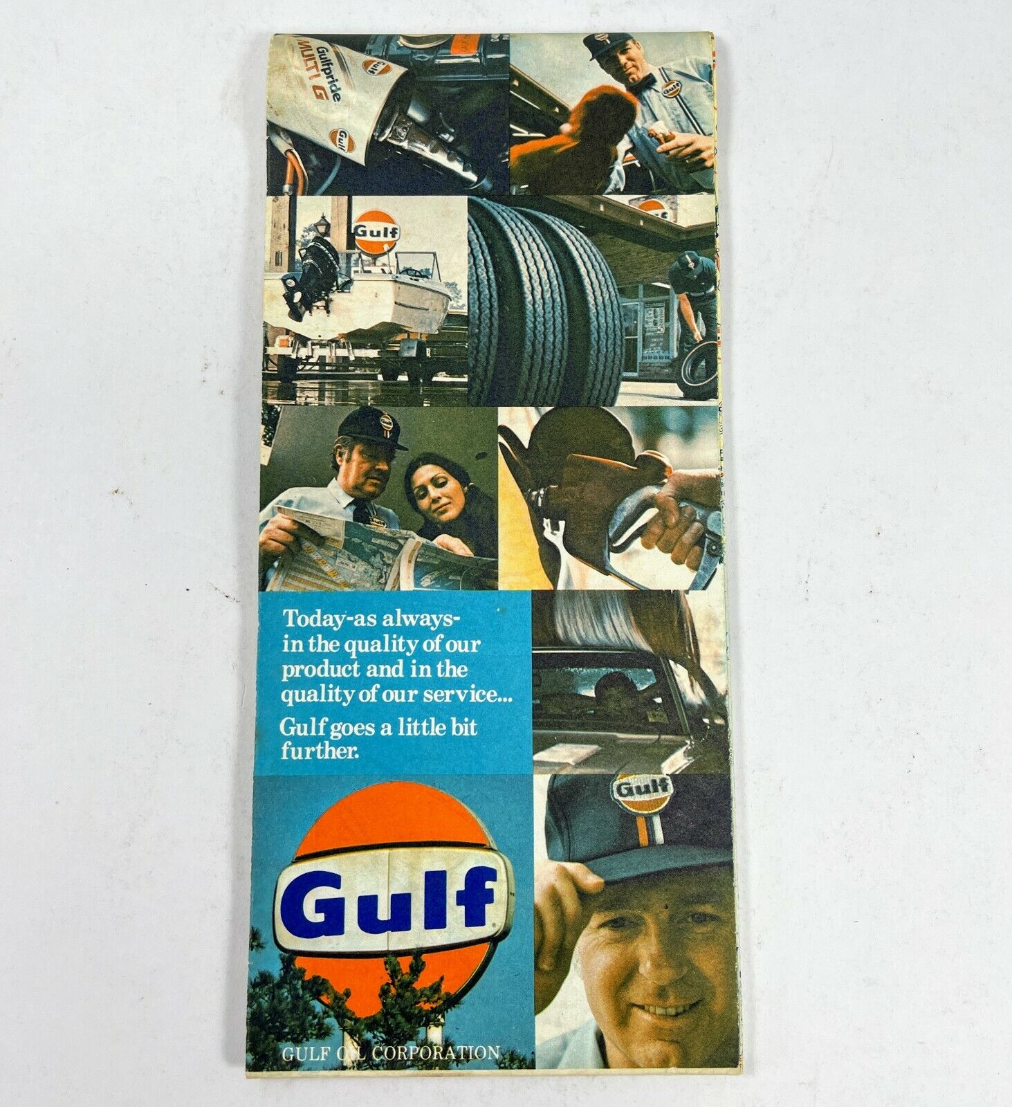 1976 Gulf Eastern United States Tourgide Map