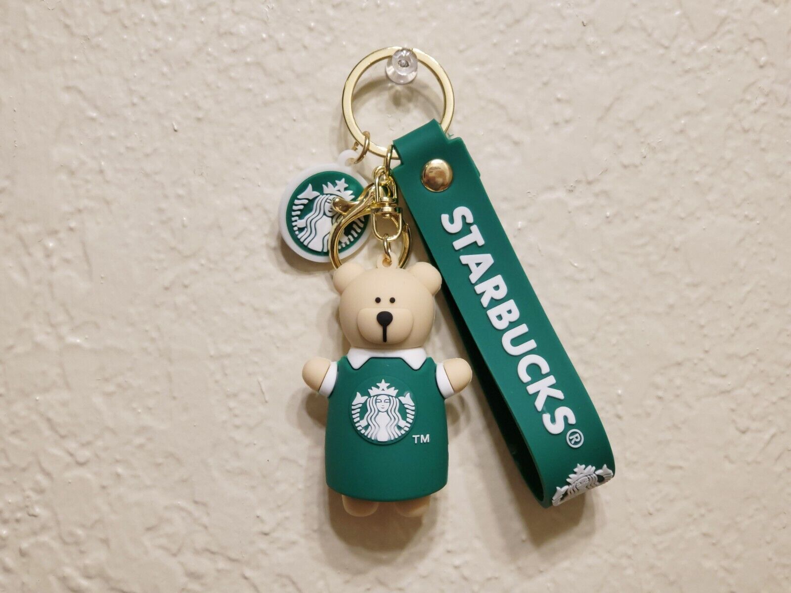 Starbucks Inspired Keychains, Cute Keychain, Keychain with Wristlet