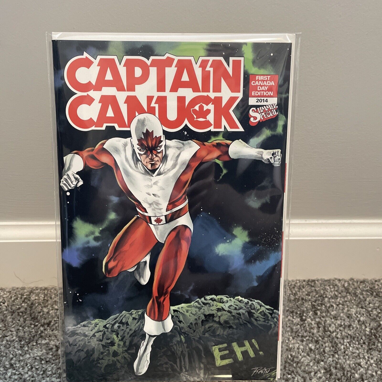 Captain Canuck: Canada Day Edition #1 (2014) | Color & B&W Set | Mike Rooth Var