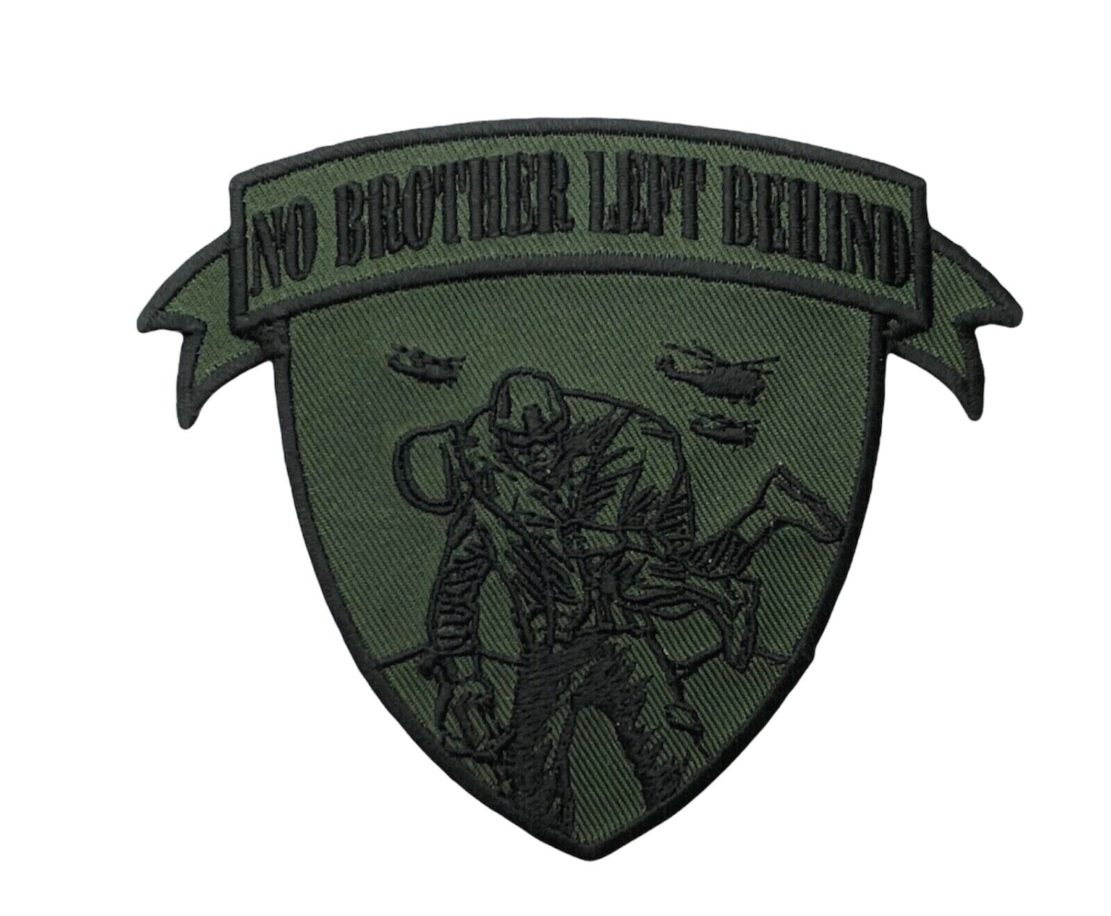 No Brother Left Behind Green Military 3.5 inch Patch IV4436 F6D32Q