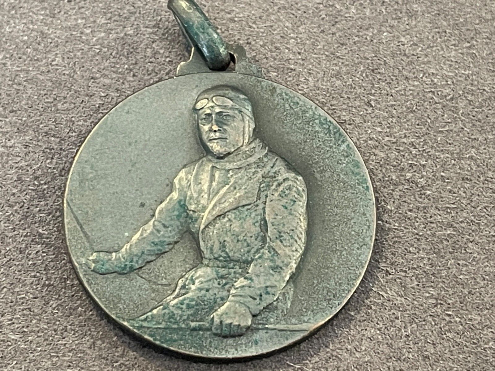 Antique and Rare 1933 Chicago World's Italo Balbo Seaplane Medal/Medallion
