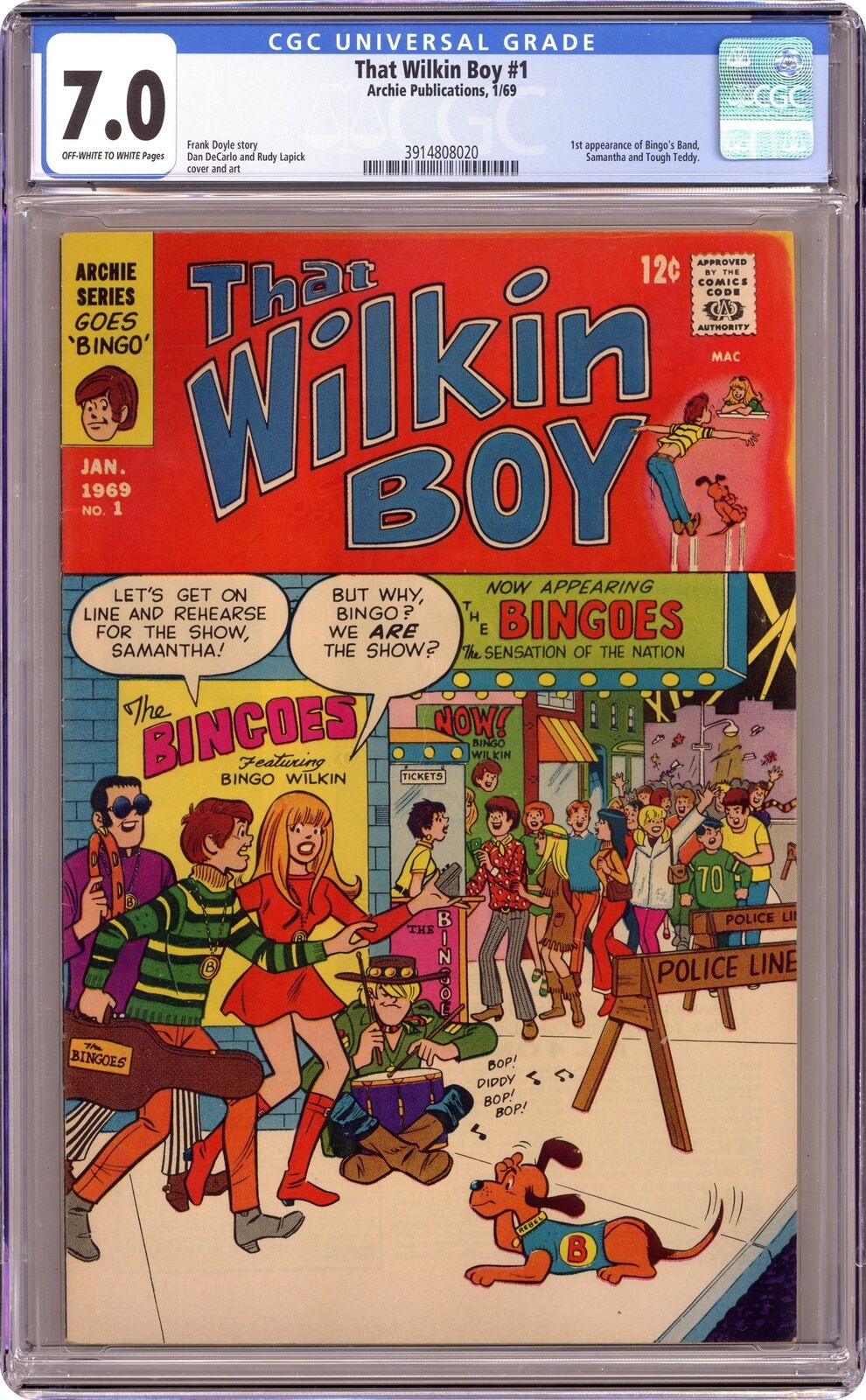 That Wilkin Boy #1 CGC 7.0 1969 3914808020