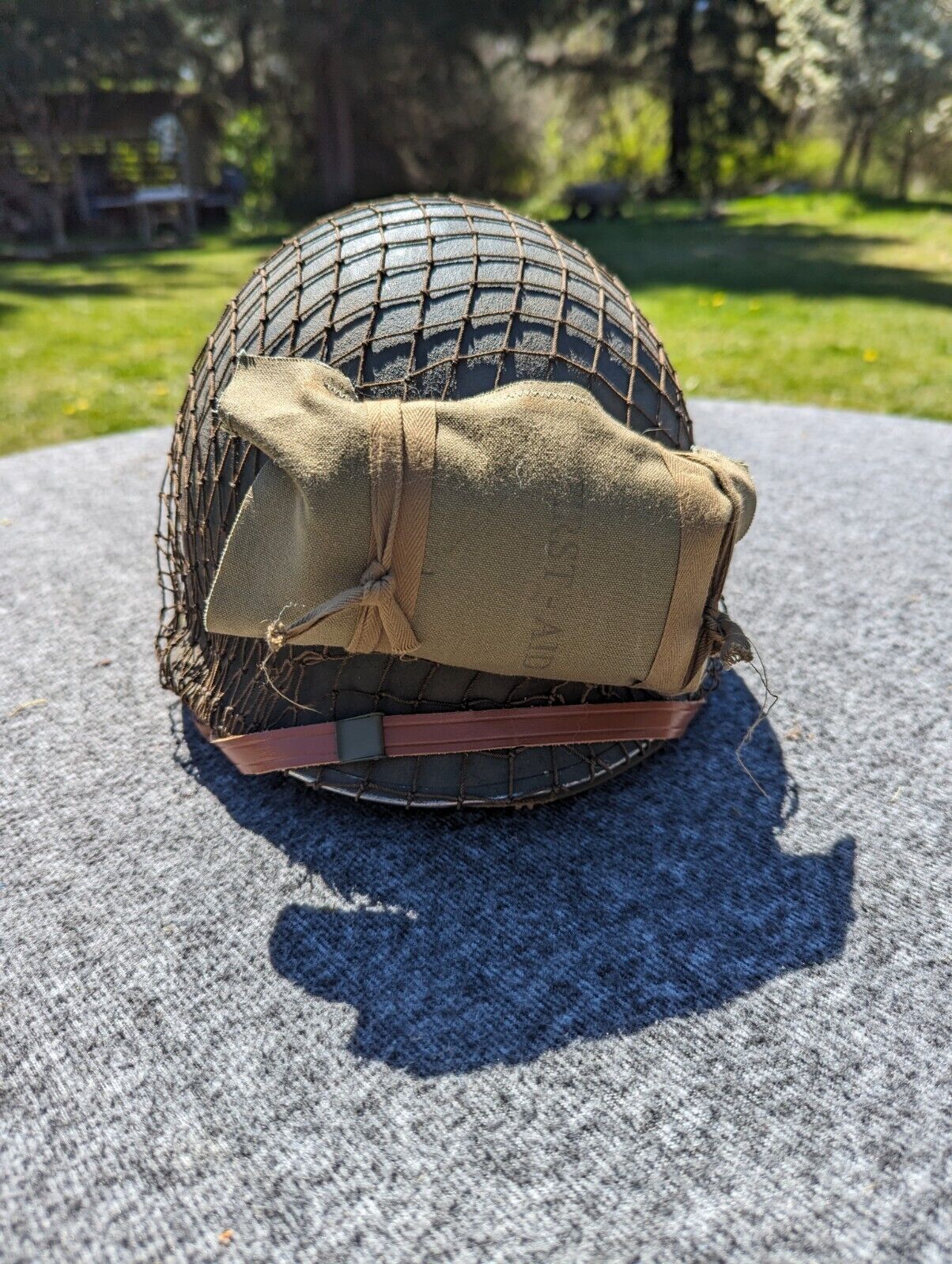 WWII 101st airborne helmet/Liner/Net