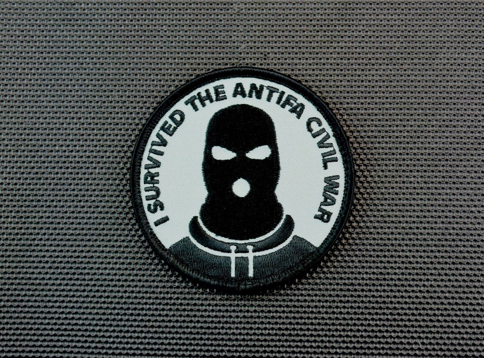 I Survived The ANTIFA Civil War Embroidered Patch 