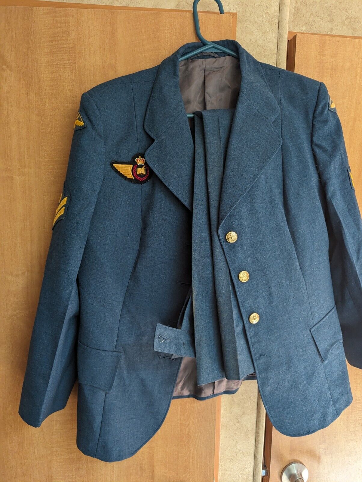 Canadian Air Force Original Military Coat Jacket Women's Suit 1987