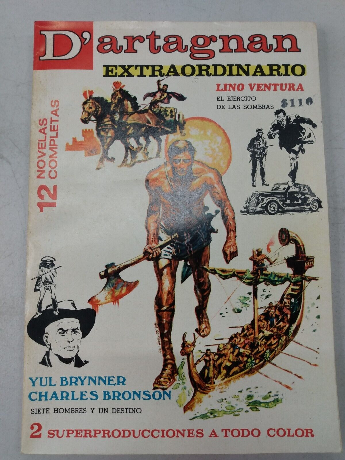 D'artagnan #254 Argentina 1970 Magazine Comic HTF: Charles Bronson