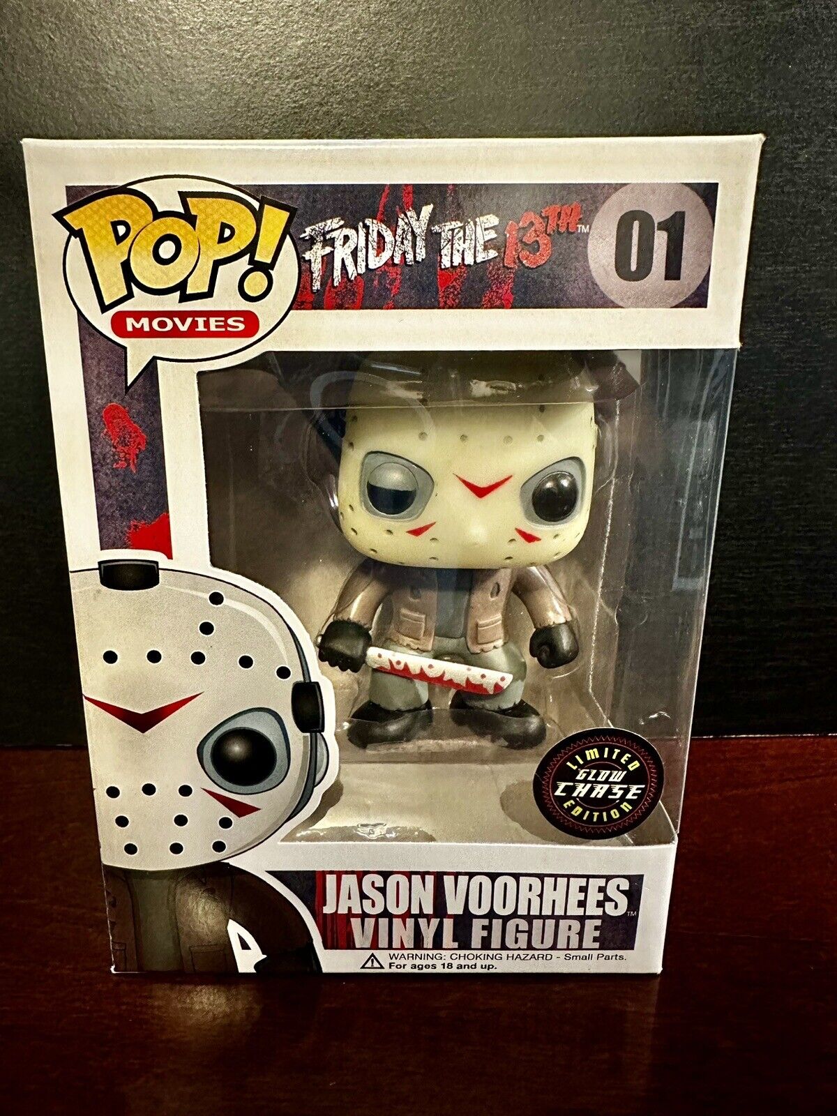 Funko Pop Jason Voorhees Friday the 13th #1 Green Glow In The Dark Chase 2011