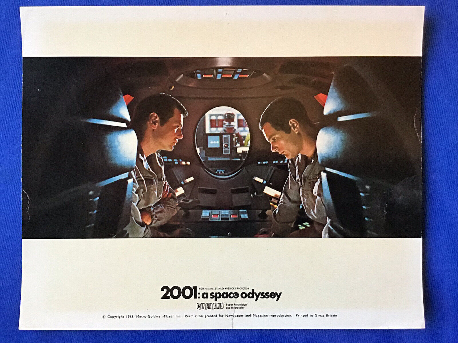 2001: A Space Odyssey British UK Lobby Card CINERAMA 1968 MGM **68/103** PP4