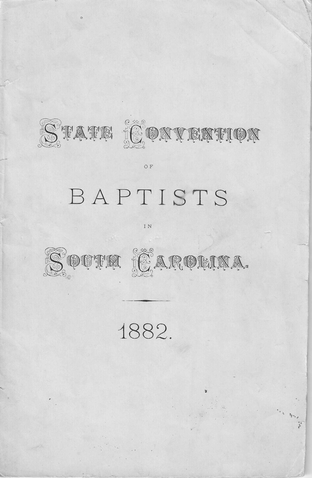1882 Southern Baptist Convention Lament Inaction Toward African Americans