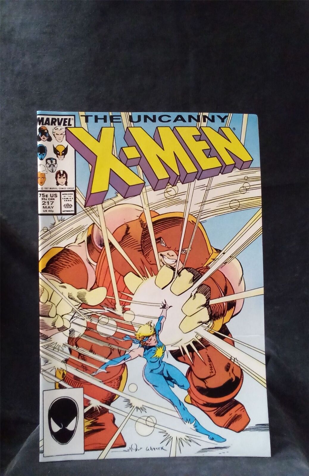 The Uncanny X-Men #217 1987 Marvel Comics Comic Book 