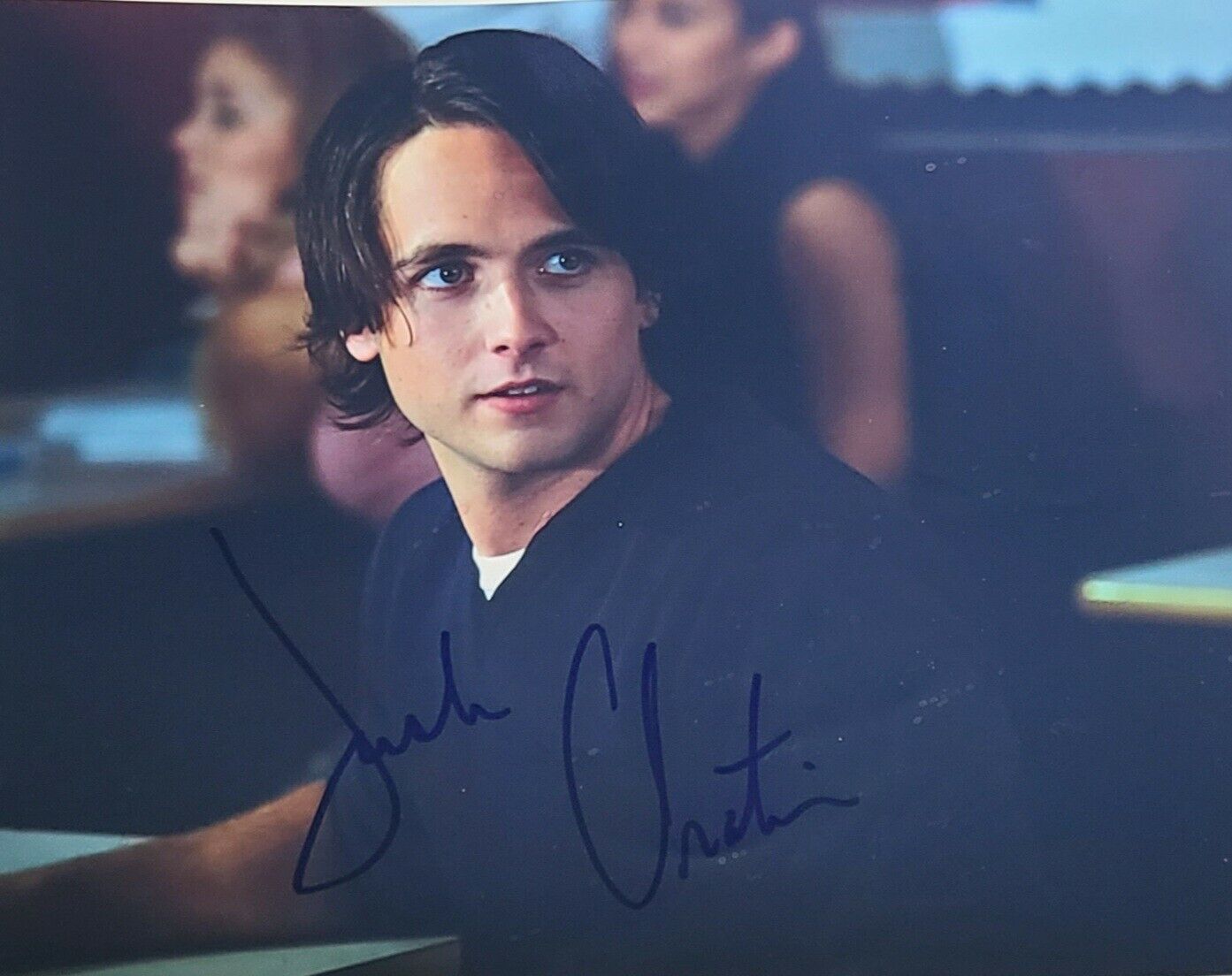 JUSTIN CHATWIN SIGNED 8X10 PHOTO JOSIE AND THE PUSSYCATS GOKU W/COA+PROOF WOW