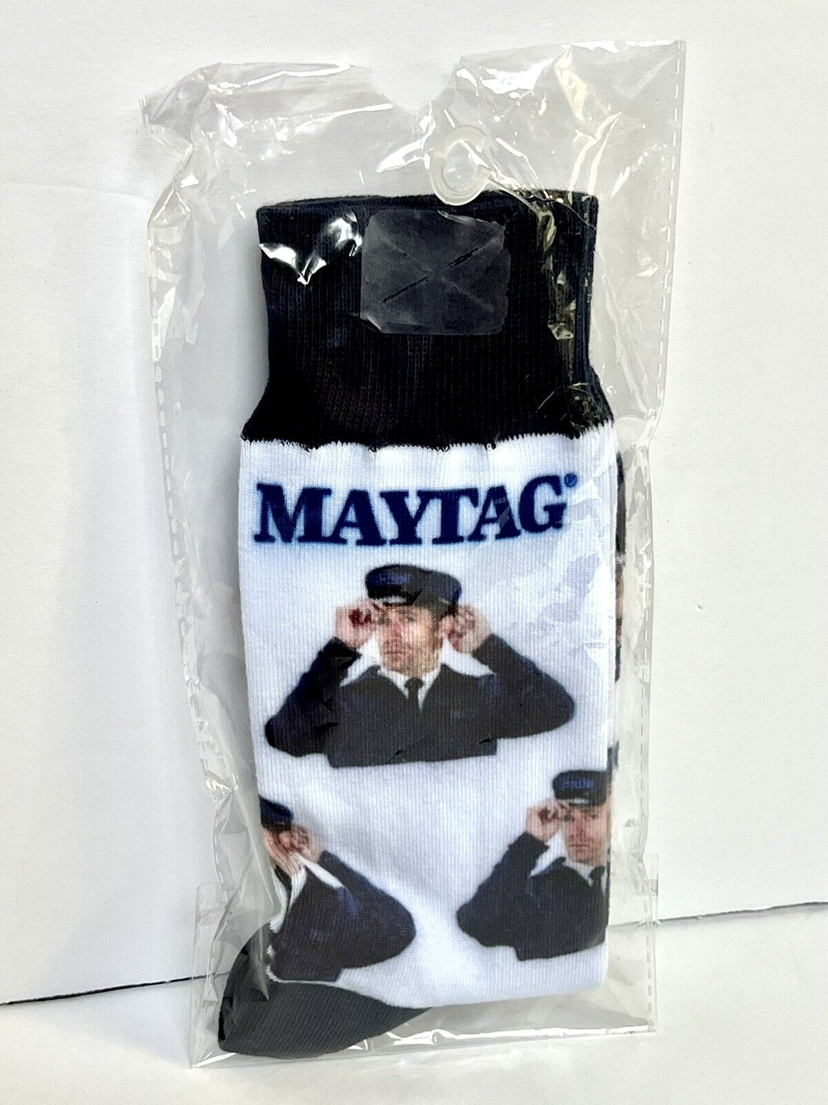 MAYTAG MAN Socks Adult Size Maytag Appliance Guy Promotional Hard To Find NEW